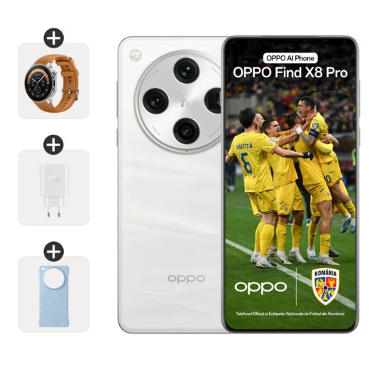 Telefon mobil OPPO Find X8 Pro (16GB+512GB) – White