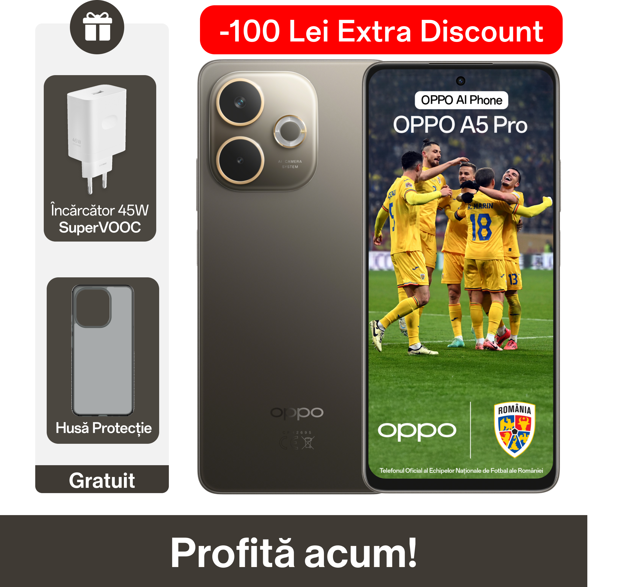 Telefon mobil OPPO A5 Pro 4G (8GB+256GB)
