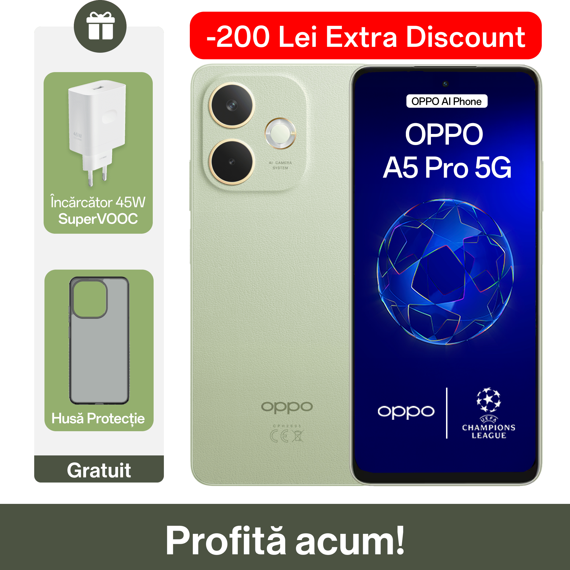 Telefon mobil OPPO A5 Pro 5G (8GB+256GB)
