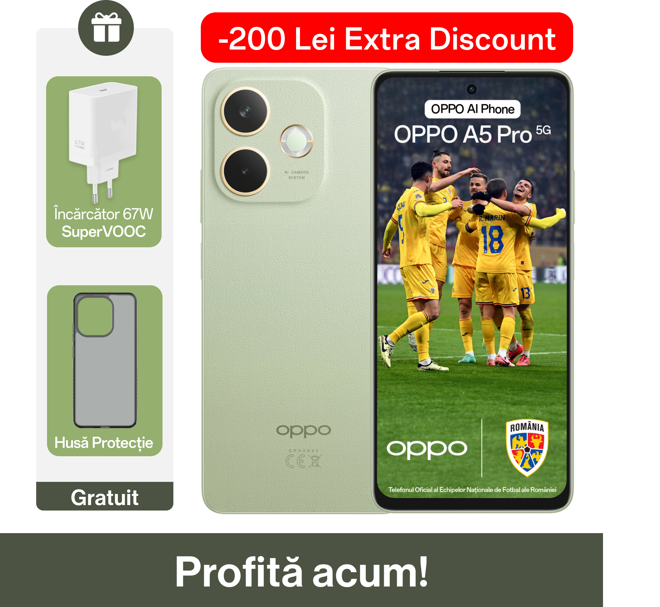 Telefon mobil OPPO A5 Pro 5G (8GB+256GB)