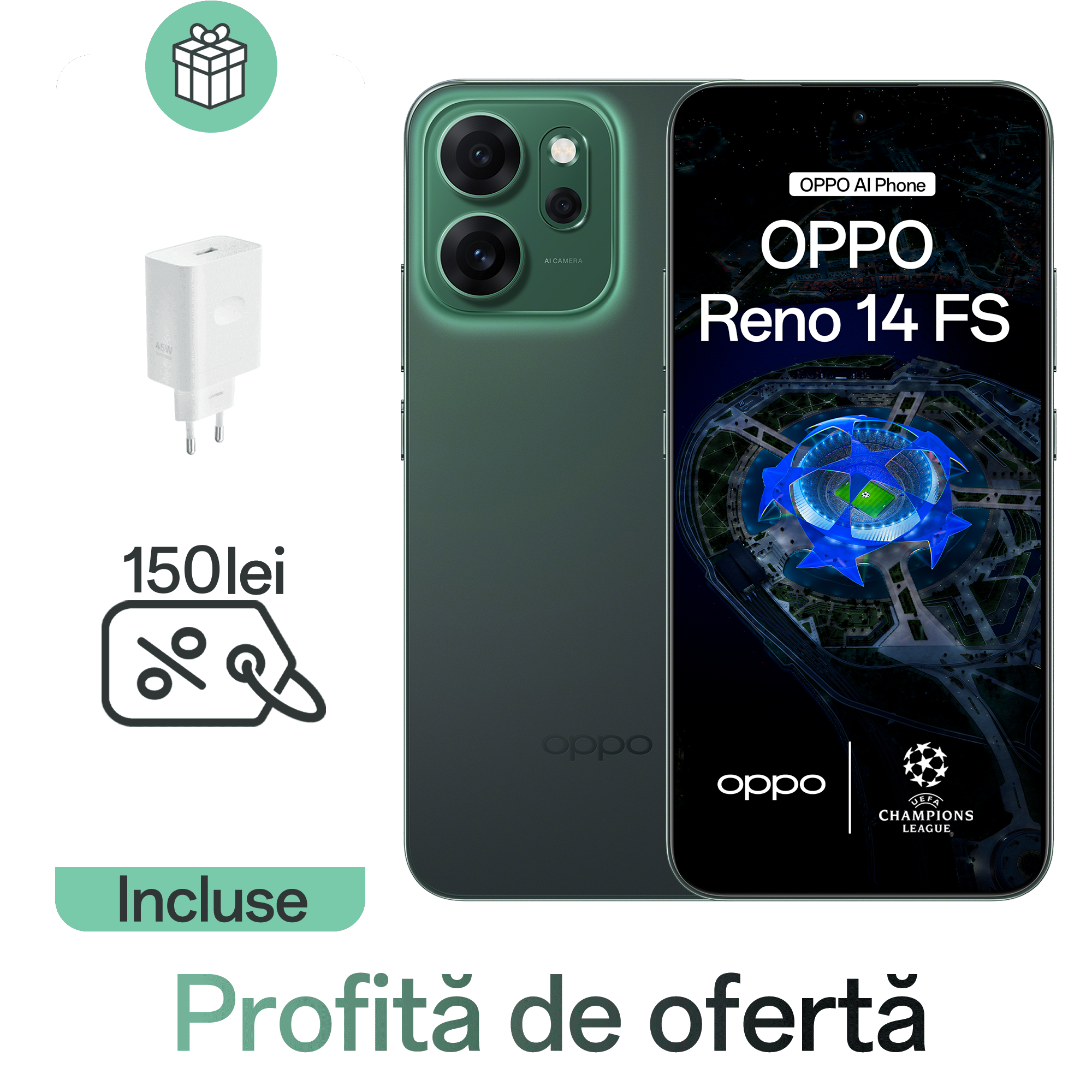 Telefon mobil OPPO Reno14 FS 5G (12GB+512GB)