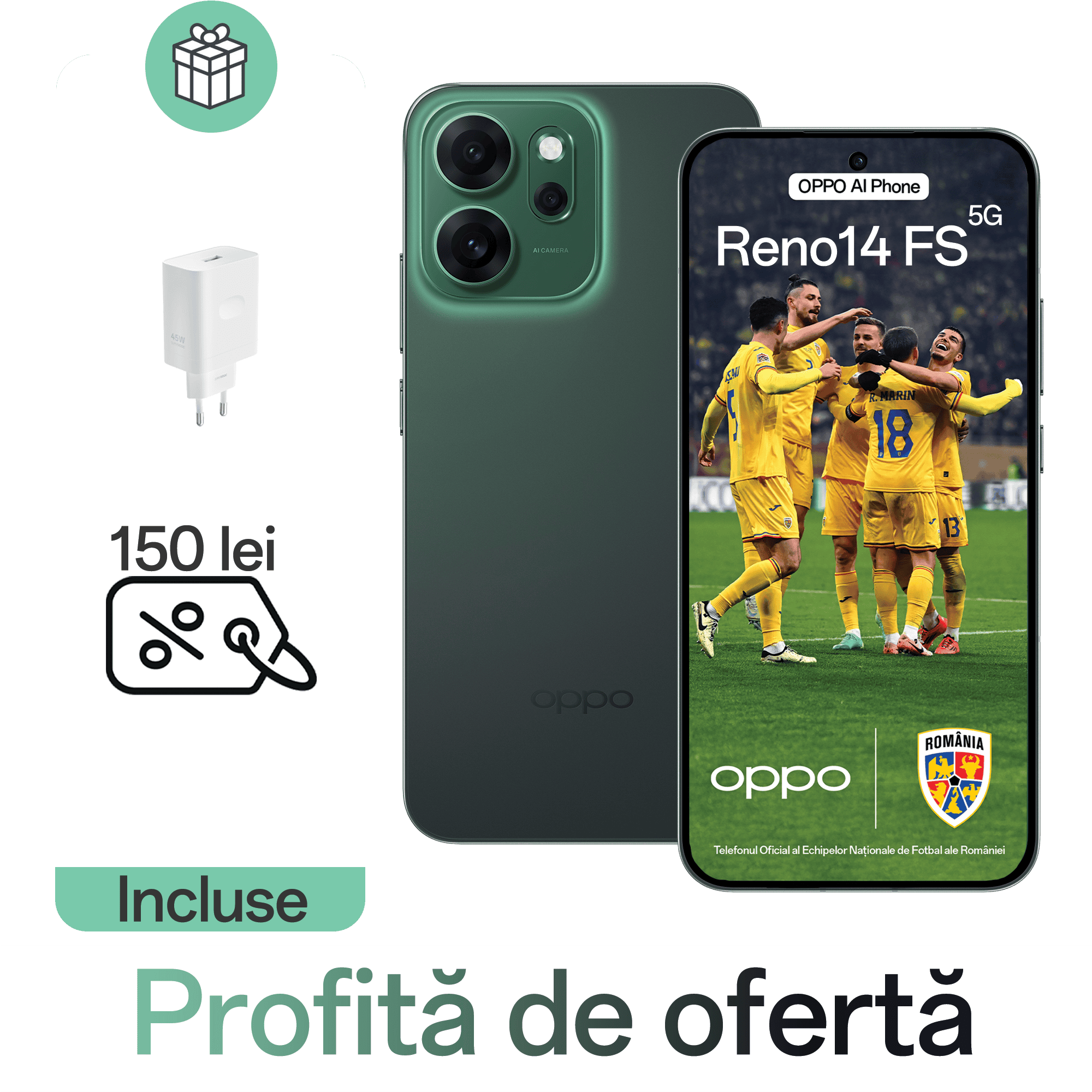 Telefon mobil OPPO Reno14 FS 5G (12GB+512GB)