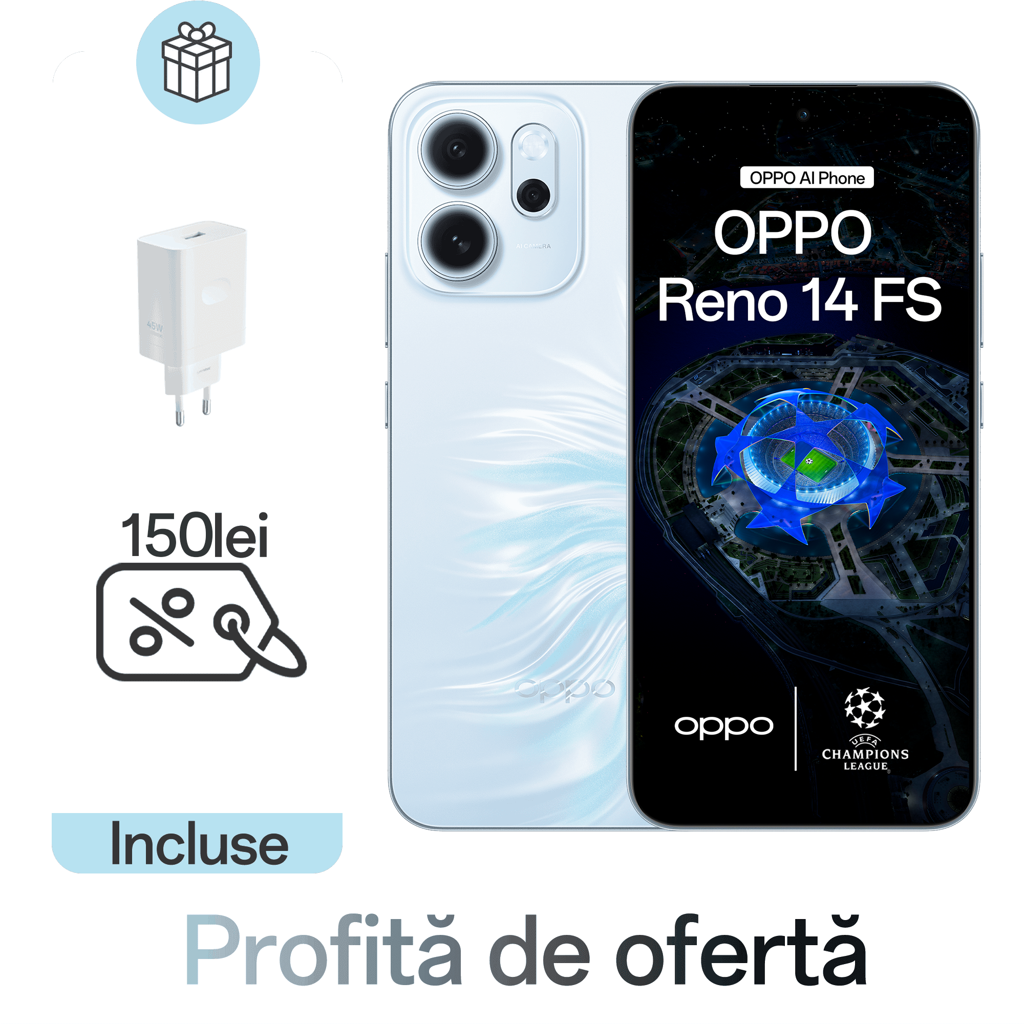 Telefon mobil OPPO Reno14 FS 5G (12GB+512GB)