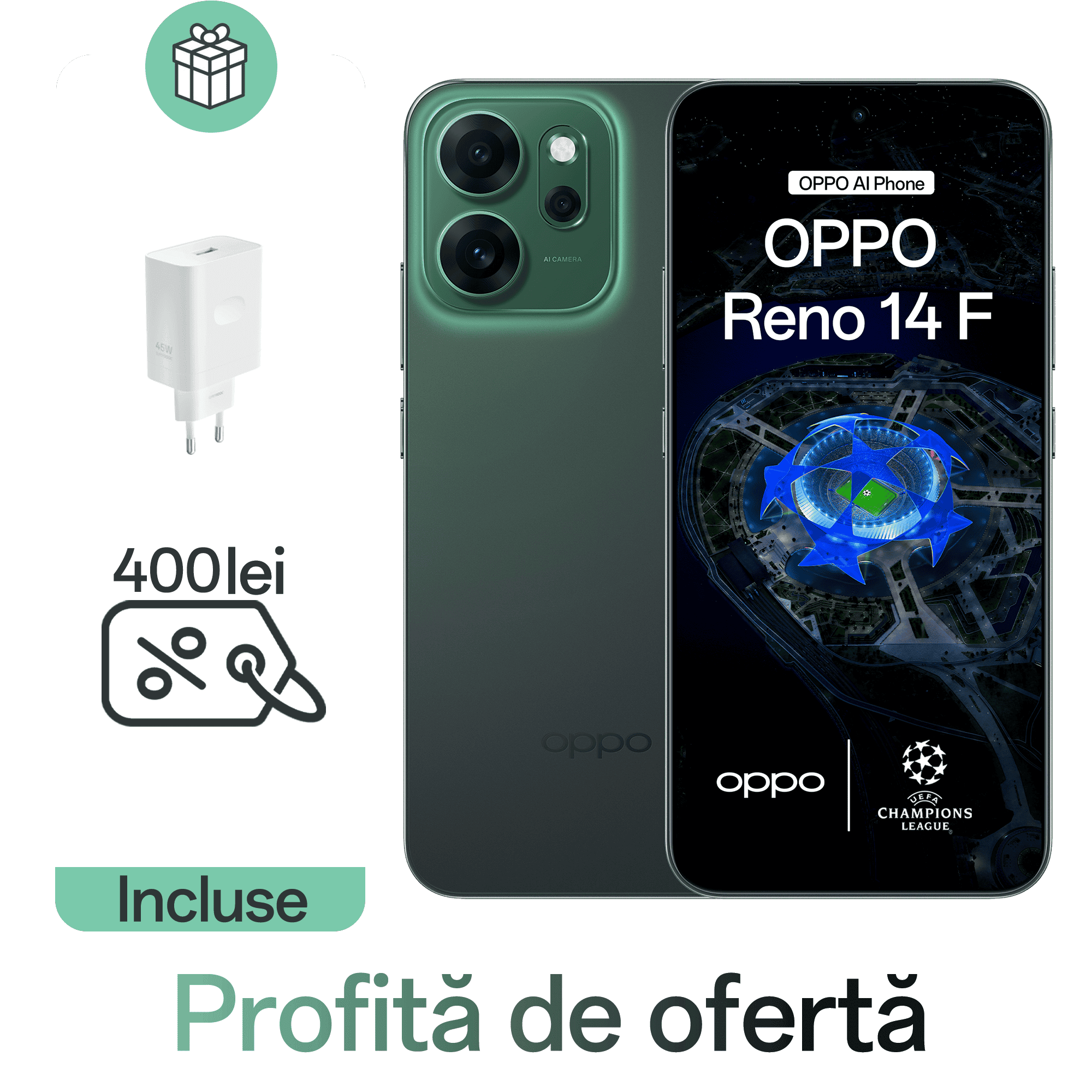 Telefon mobil OPPO Reno14 F 5G (8GB+256GB)