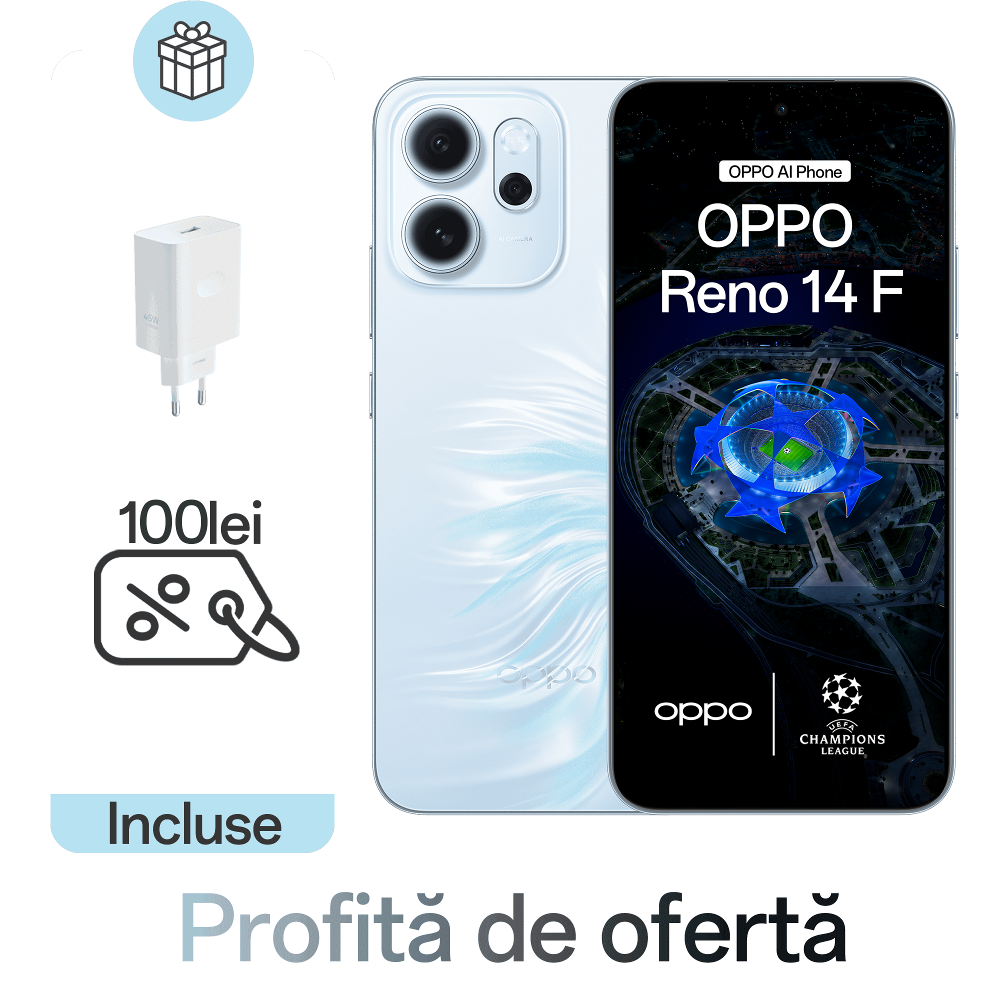 Telefon mobil OPPO Reno14 F 5G (8GB+256GB)