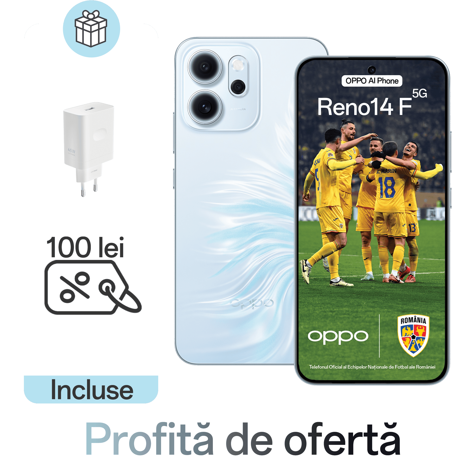 Telefon mobil OPPO Reno14 F 5G (8GB+256GB)