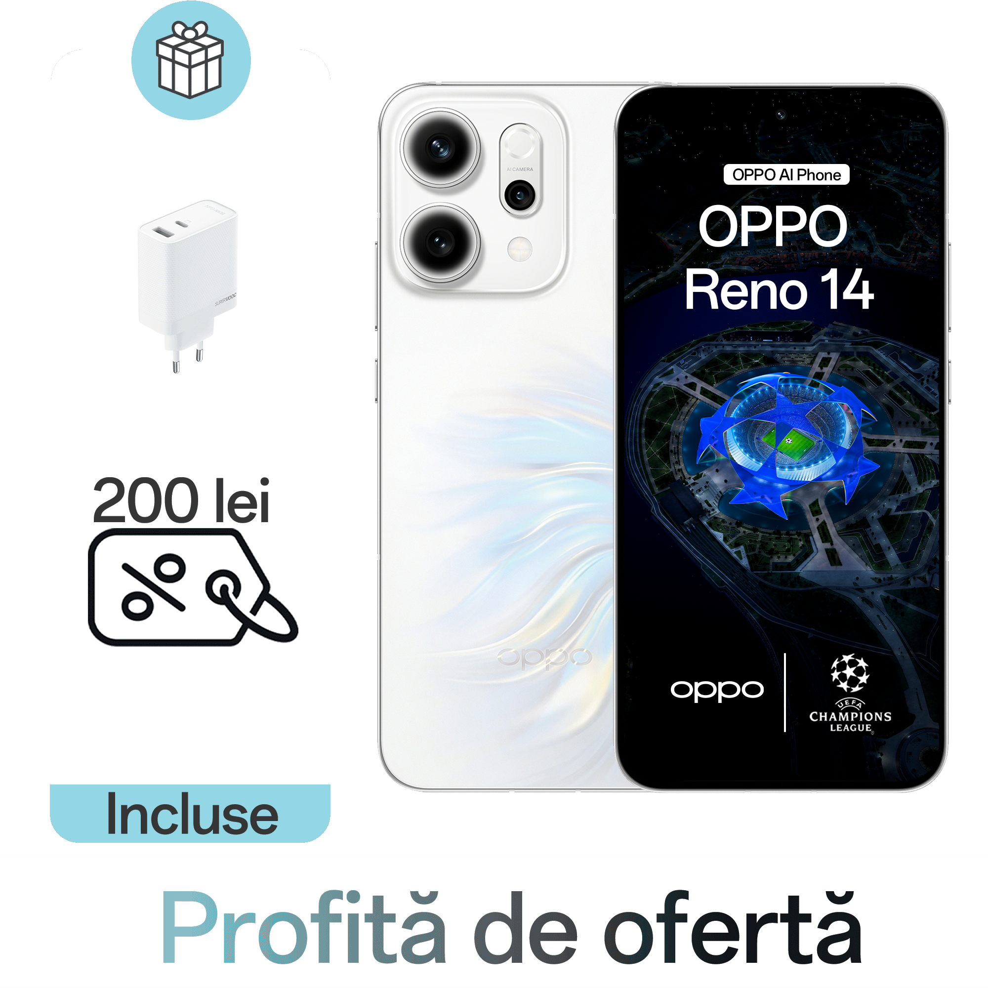 Telefon mobil OPPO Reno14 5G (12GB+512GB)