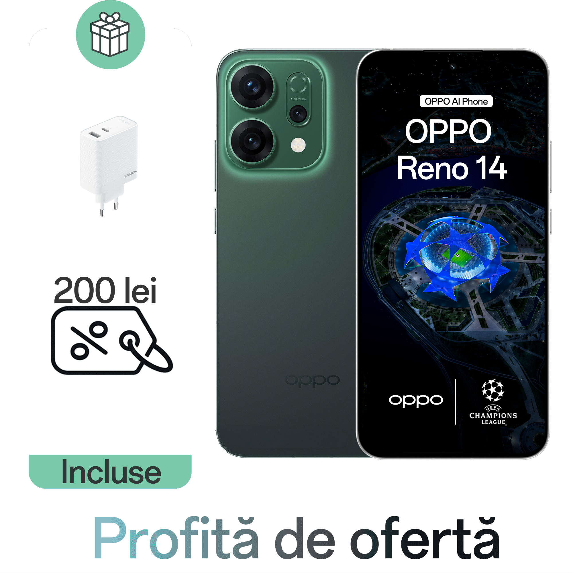 Telefon mobil OPPO Reno14 5G (12GB+512GB)