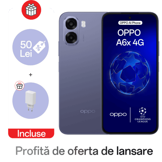 Telefon mobil OPPO A6x 4G (4GB+128GB) Black Purple