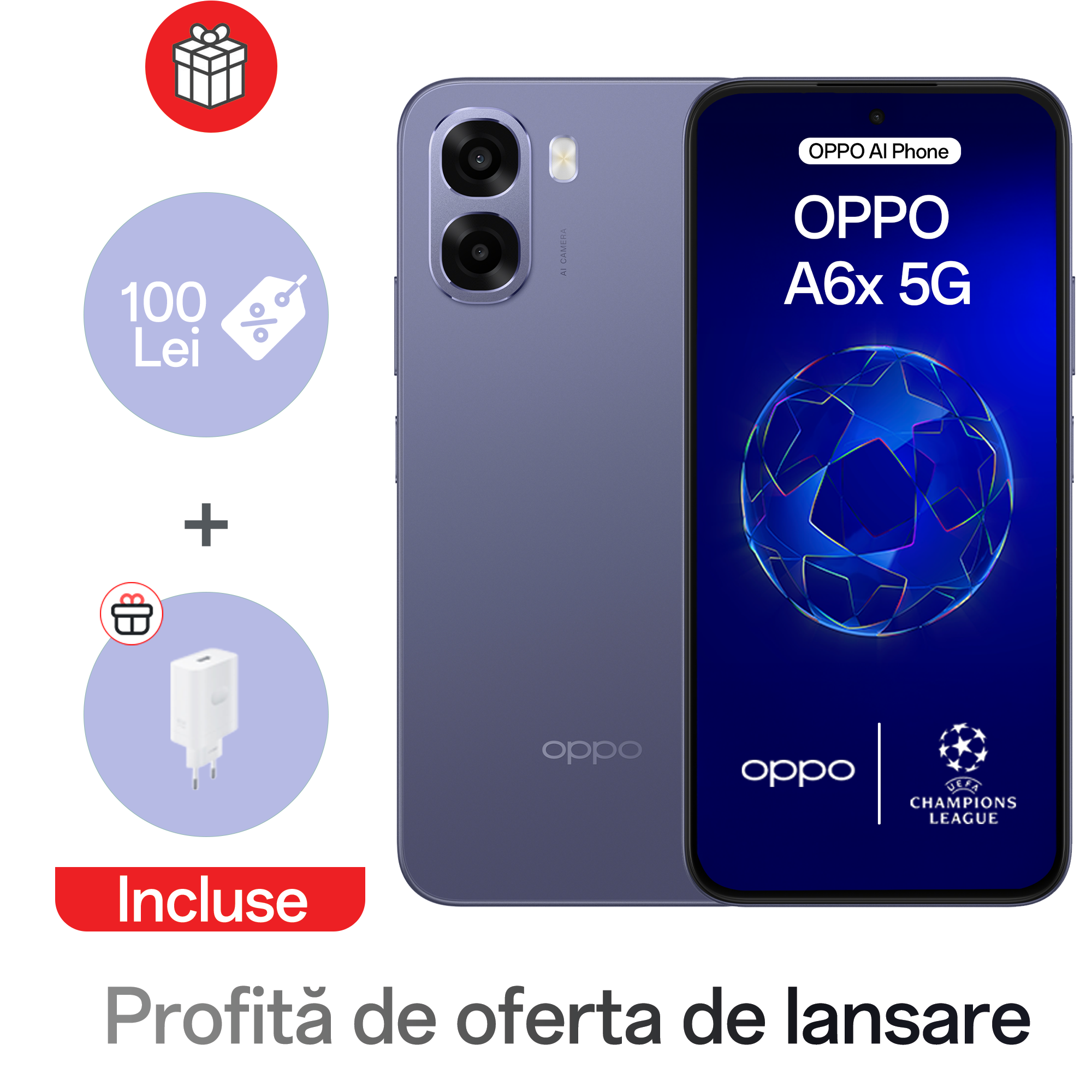 Telefon mobil OPPO A6x 5G (4GB+128GB)