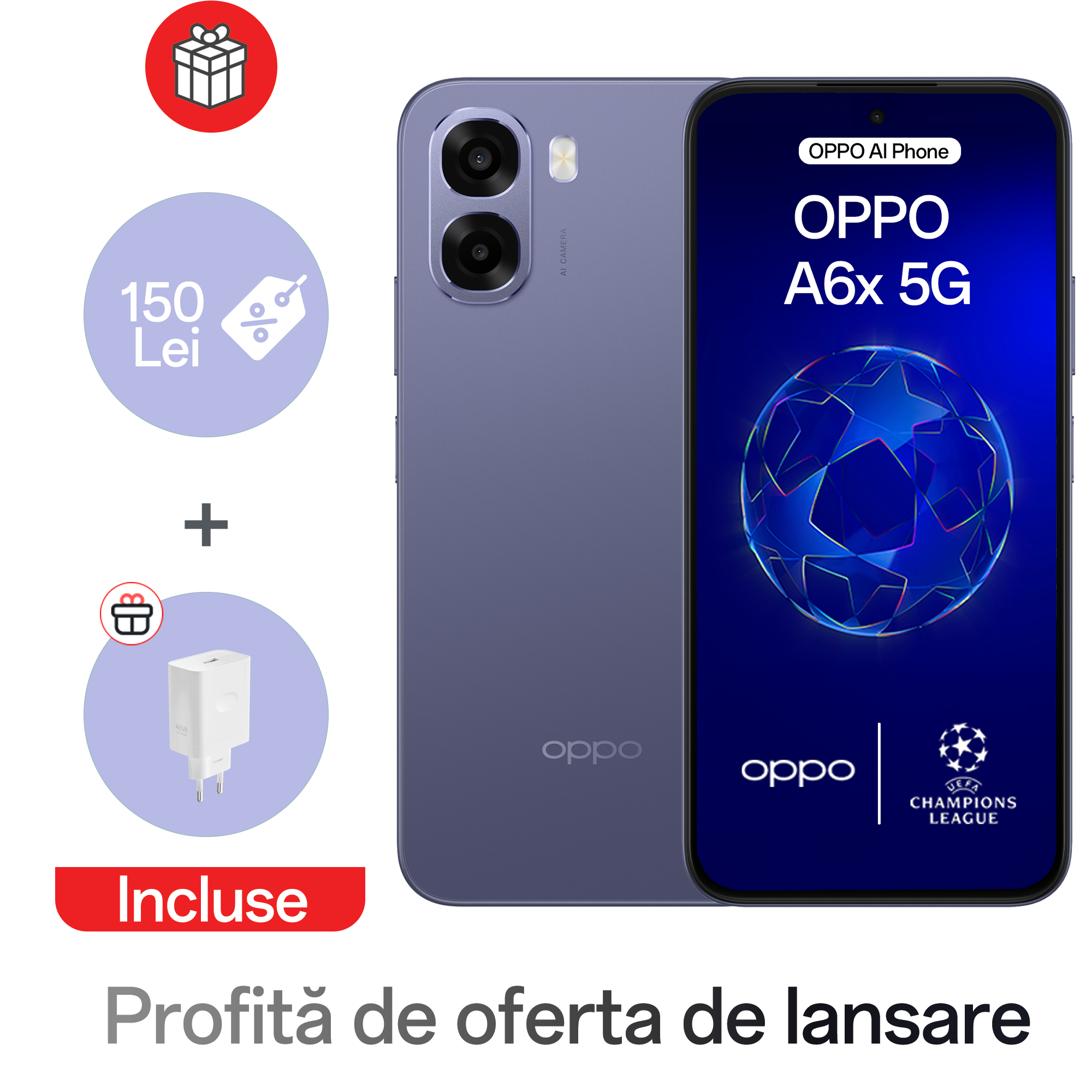 Telefon mobil OPPO A6x 5G (6GB+256GB)