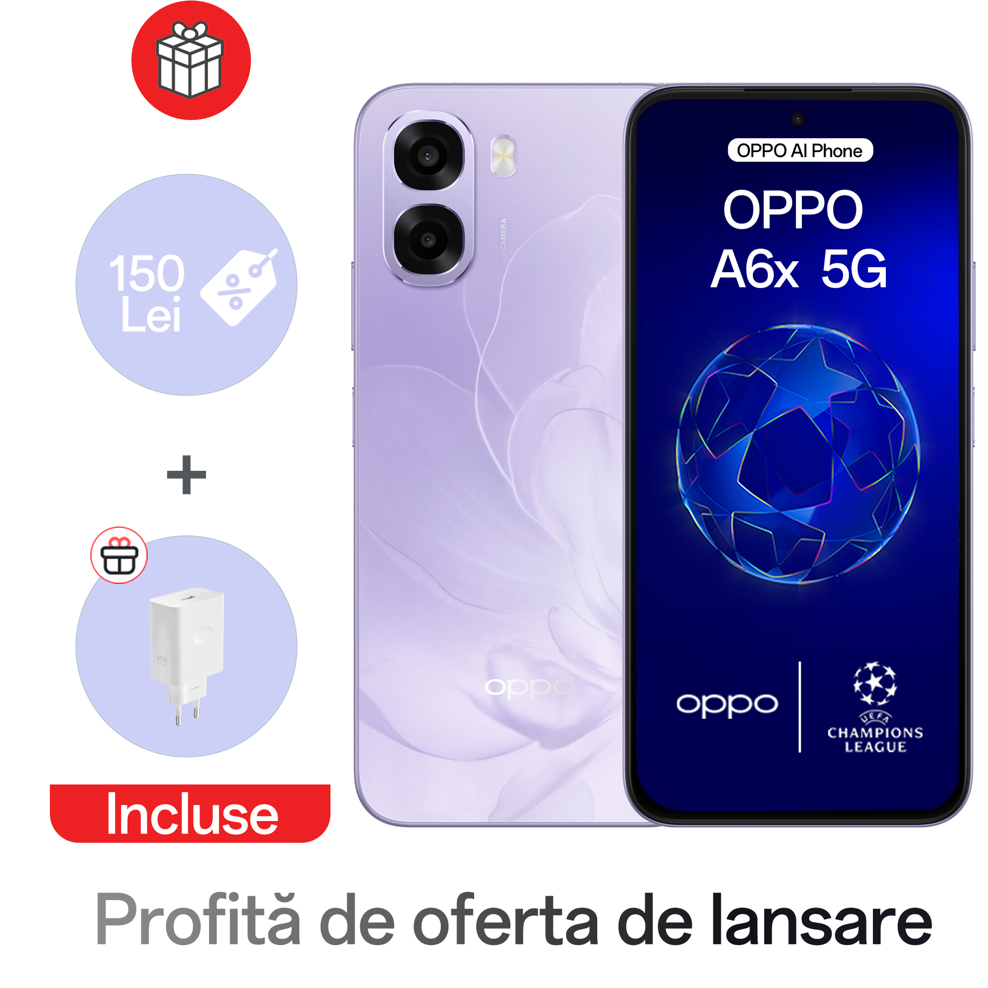 Telefon mobil OPPO A6x 5G (6GB+256GB)