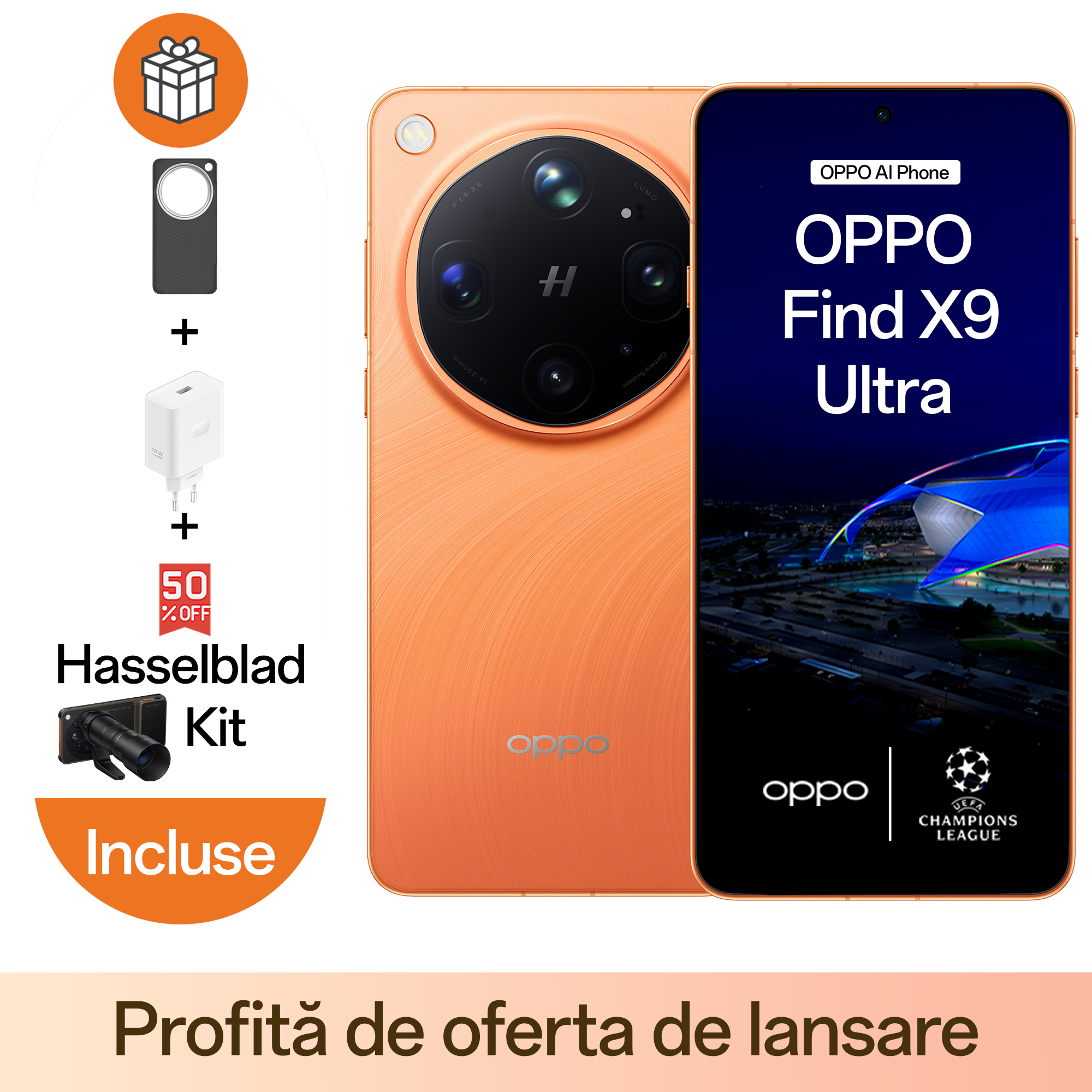 Telefon mobil OPPO Find X9 Ultra