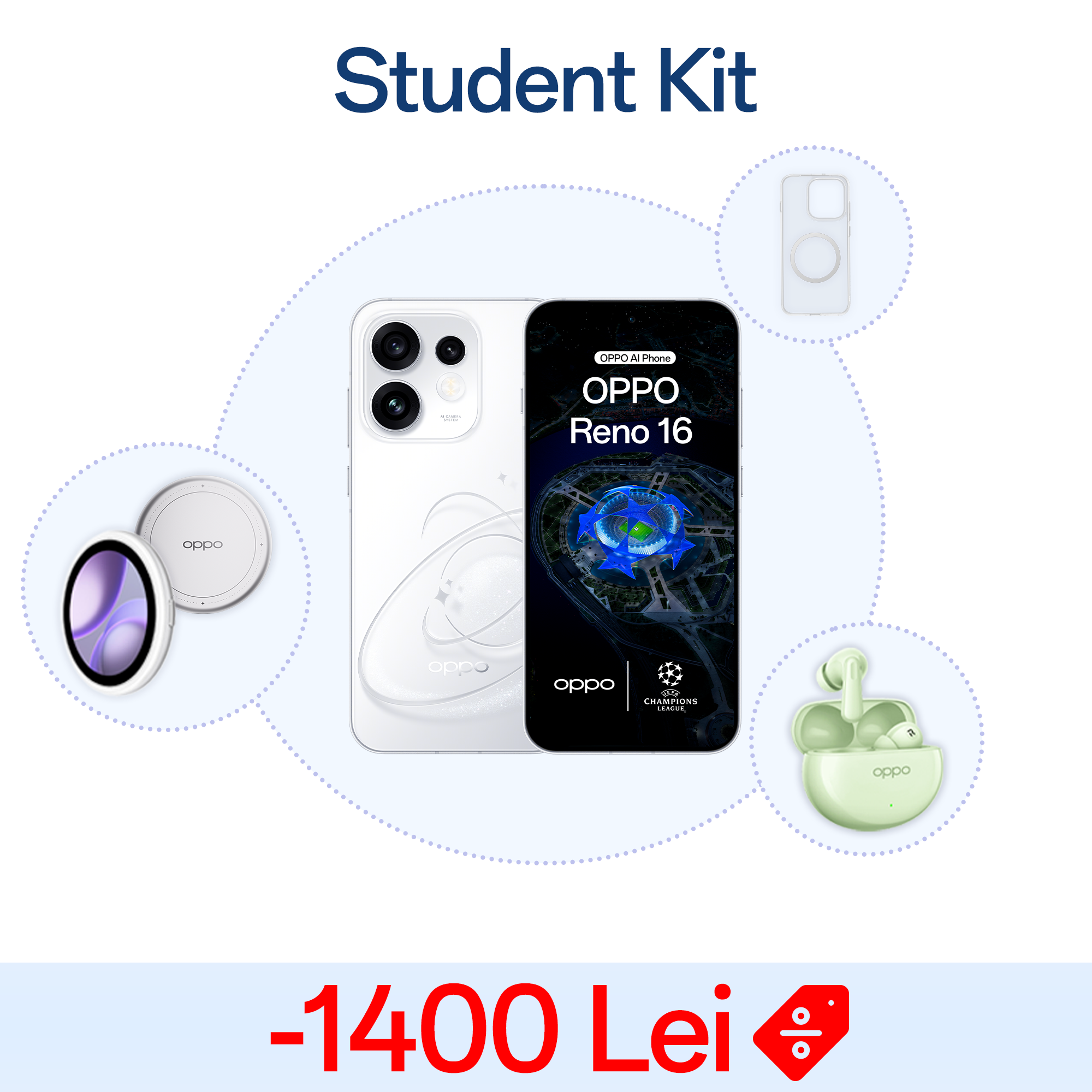 Student Pack OPPO Reno16 5G (8GB+512GB)