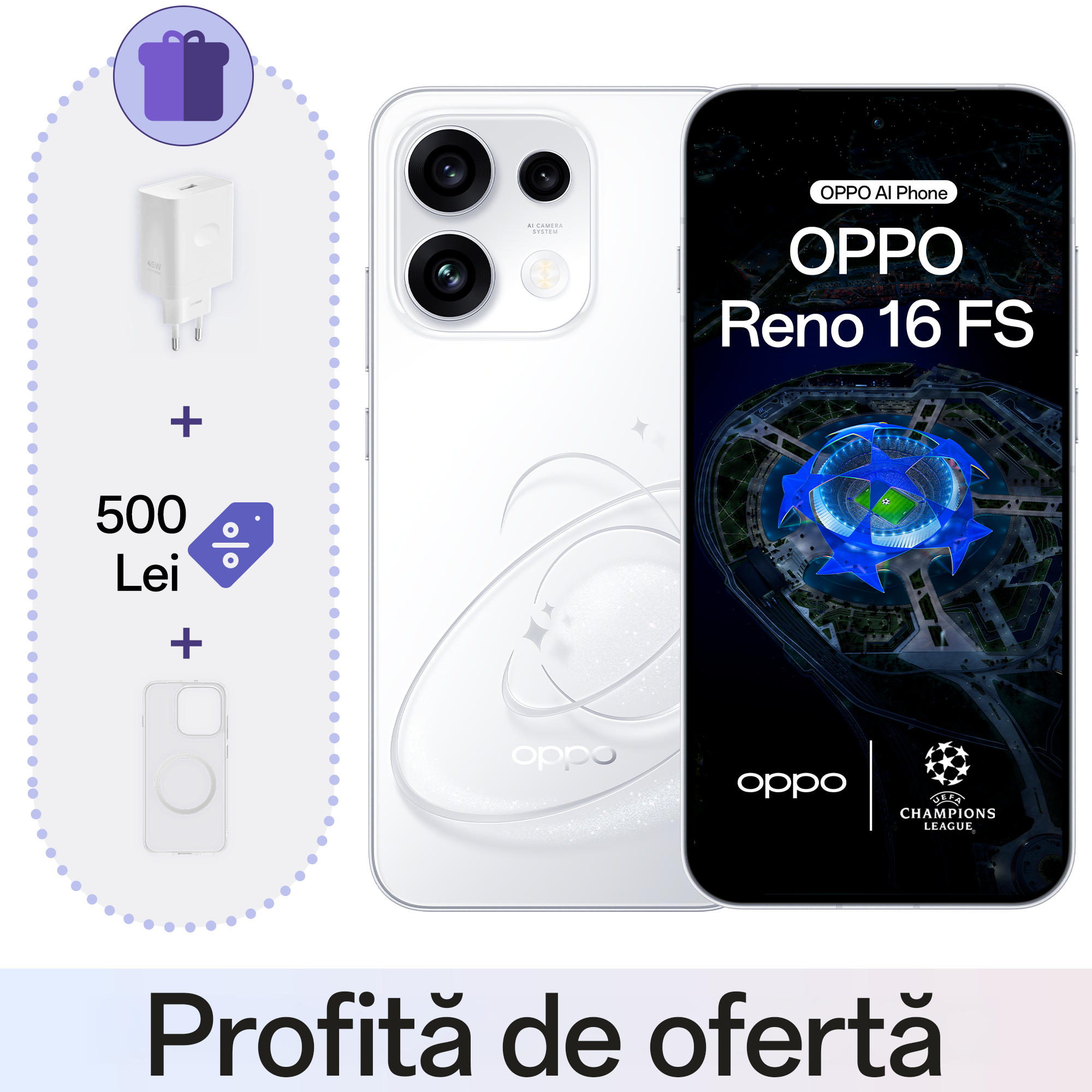 Telefon mobil OPPO Reno16 FS 5G (8GB+512GB)