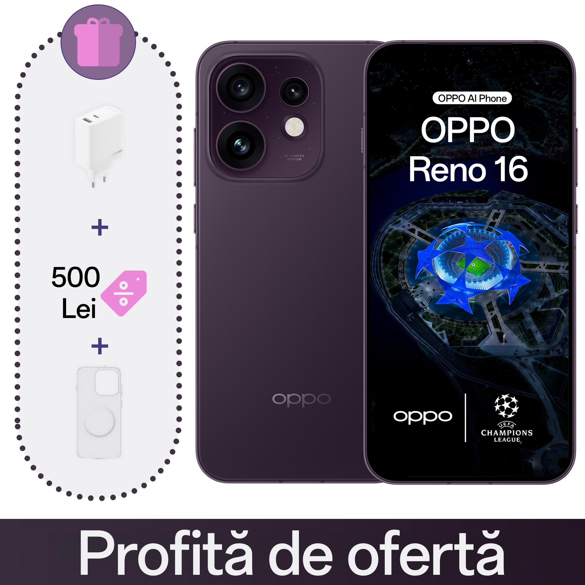 Telefon mobil OPPO Reno16 5G (8GB+512GB)