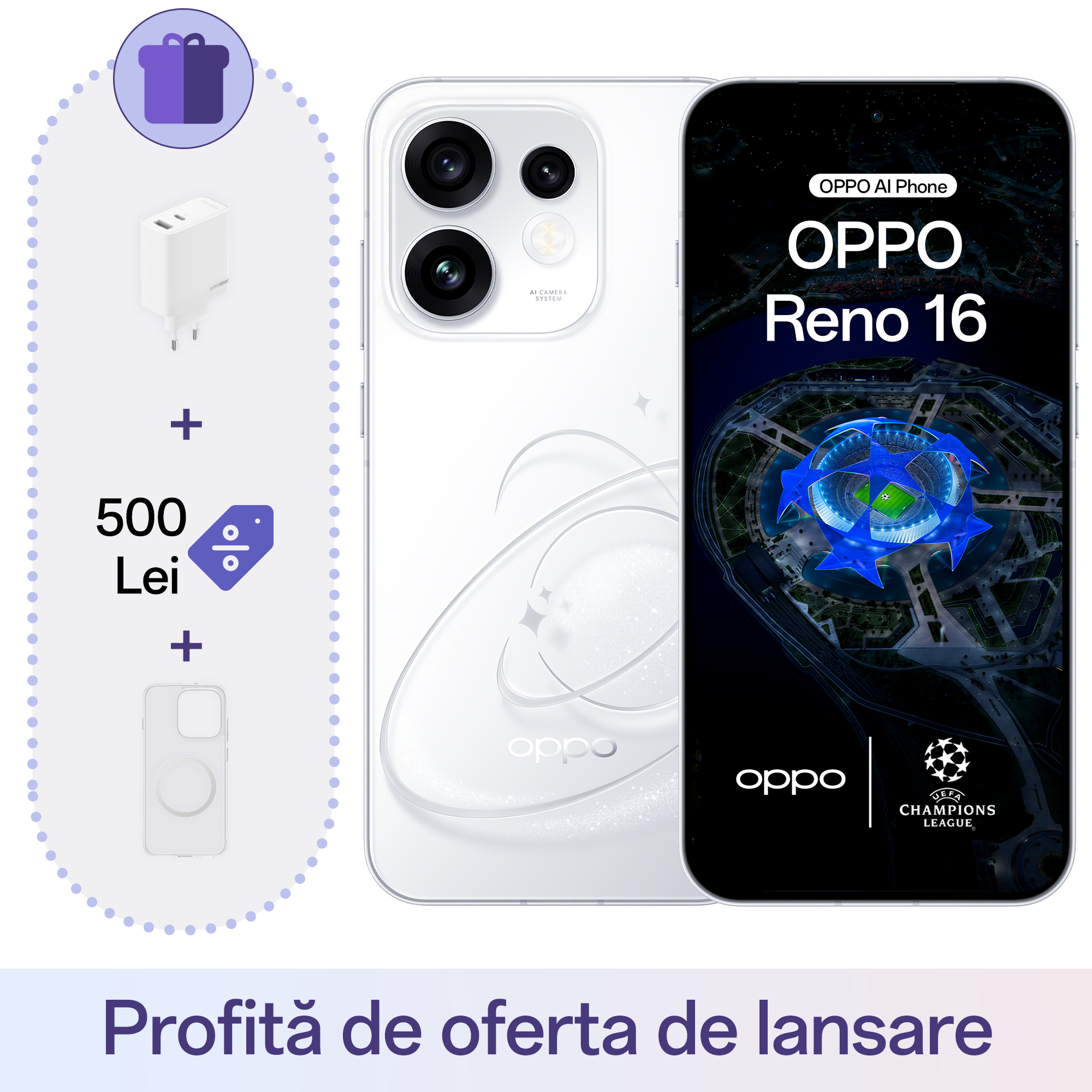 Telefon mobil OPPO Reno16 5G (8GB+512GB)