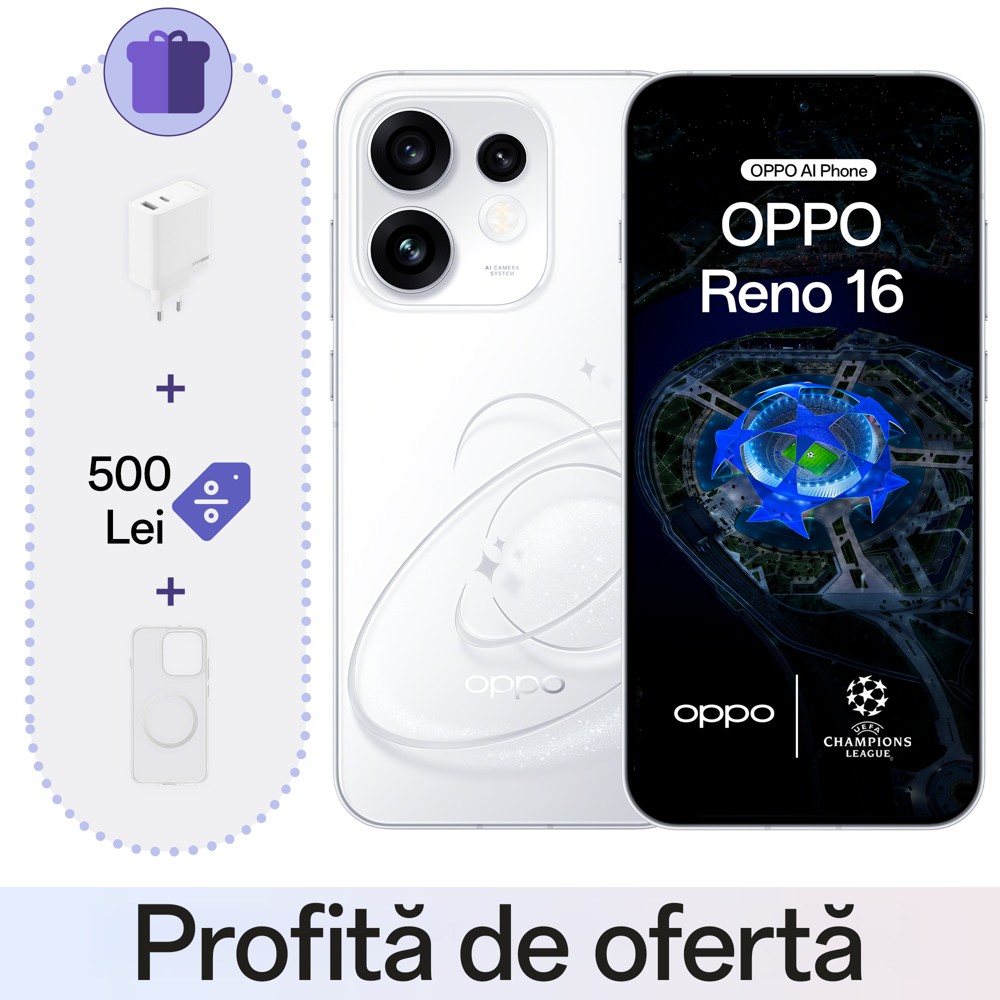 Telefon mobil OPPO Reno16 5G (8GB+512GB)